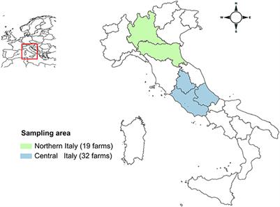 Cross-sectional study of hepatitis E virus (HEV) circulation in Italian pig farms